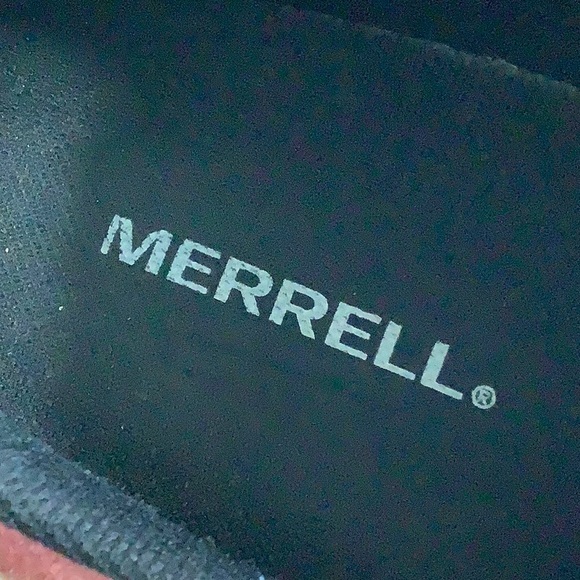 Merrell Jungle Moc rust brown leather suede slip on shoes size 7.5 men EUC - Picture 8 of 16